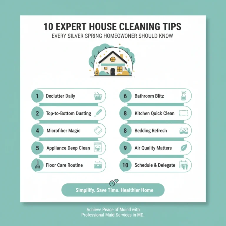 10 Expert House Cleaning Tips Every Silver Spring Homeowner Should Know