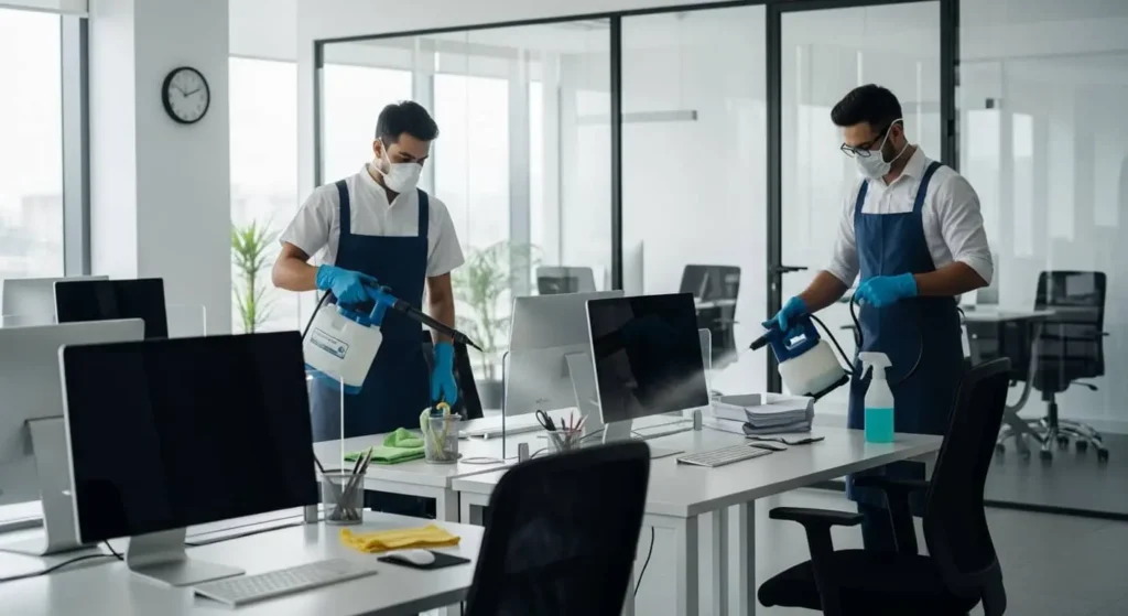 disinfecting office spaces